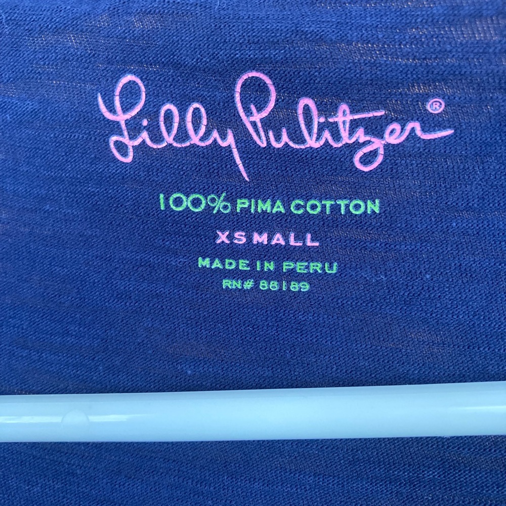 Lily Pulitzer Navy Blue Cotton Dress